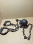 Соц Стари Затворнически Белезници Окови Тегло 9кг., снимка 12