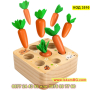 Детска играчка сандък с моркови тип сортер - КОД 3510, снимка 3