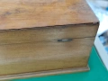 Стара дървена кутия с ключ, снимка 7