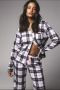 Красива и стилна пижама с копчета  Каре, снимка 1 - Пижами - 45168483