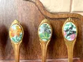 Красиви позлатени лъжички от Англия с пеперуди, снимка 4