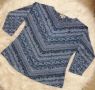 Пухкава и МЕКИЧКА блуза от фино тънко плетиво в сини цветове, снимка 1