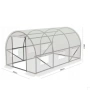 Компактна бяла оранжерия - професионална защита и идеални условия за вашите култури - 3 х 2 х 2м, снимка 7