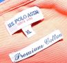 U.S.POLO ASSN Premium Cotton - Мъжка синя тениска с яка размер L , снимка 10