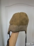 Бежова кожена ушанка шапка, снимка 4
