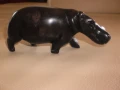 Фигура на хипопотам от тик, Зимбабве, снимка 1