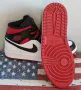 Nike Air Jordan 1 Mid "White Heel" Red Black, 41 номер, НОВИ, снимка 6