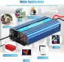 24 V 220 V Pure Sinus 2000 W/4000 W трансформатор на напрежение 24 V 230 V инверторен, снимка 4