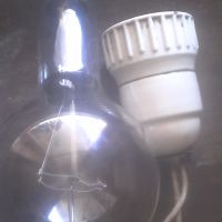 Антики Голяма здрава лампа  , снимка 1 - Антикварни и старинни предмети - 45904603