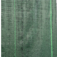 1м х 100м Покривало (агротекстил) против плевели от тъкан текстил 110гр. PP зелено UV,, снимка 2 - Други - 44953192