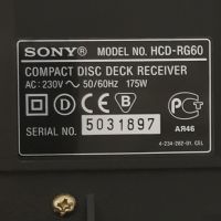 стерео уредба аудио система SONY HCD-RG60, снимка 9 - Аудиосистеми - 45617038