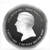 Сребърна монета 1 Oz Винсент Ван Гог 5$ Токелау 2024, снимка 2 - Нумизматика и бонистика - 45692834