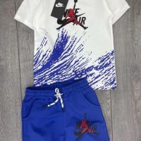 Комплект шорти с тениска, снимка 1 - Детски комплекти - 45354391