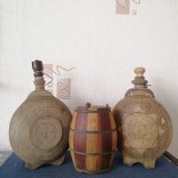 БЪКЛИЦИ И ,,ПАВУР" стари дървени ръчна изработка., снимка 1 - Антикварни и старинни предмети - 35471701