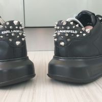 Karl Lagerfeld Kapri Leather Sneakers Womens Size 40/25 .5 см UK 7 US 9 ОРИГИНАЛ!, снимка 9 - Кецове - 45241858
