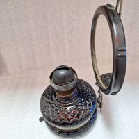Стара газена лампа с огледало, снимка 5 - Антикварни и старинни предмети - 45432498
