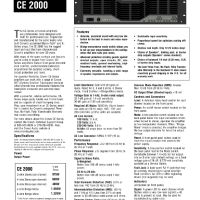 Стъпало Crown CE 2000, снимка 15 - Ресийвъри, усилватели, смесителни пултове - 45875534