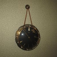 Немски стенен механичен часовник с гонгове, снимка 4 - Стенни часовници - 45843556