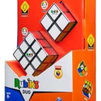 Комплект оригинални Рубик кубчета Rubik's Duo Pack (Куб 2x2x2 & Куб 3x3x3) - С цветни пластини, снимка 9 - Игри и пъзели - 45822817
