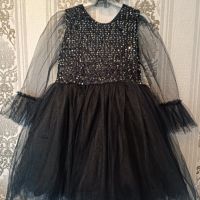 Детска официална рокля в тъмно синьо за 5-6 години, снимка 8 - Детски рокли и поли - 45423681