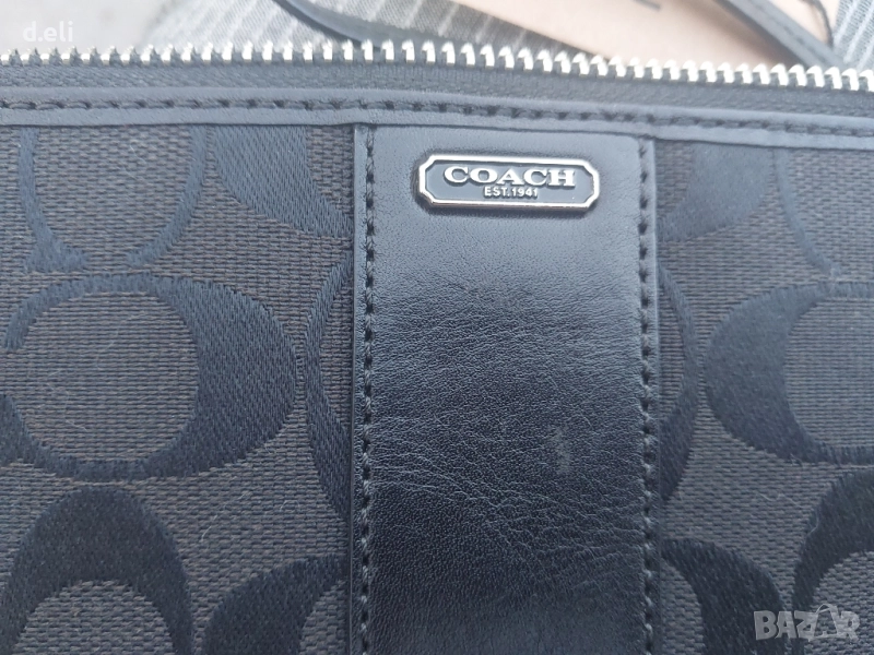 COACH и ADAX Original 100% Кожа Голям функционален портфейл, снимка 1