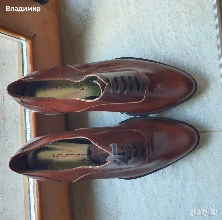 КОЖЕНИ ОБУВКИ Laura Amat Design – №39, снимка 1