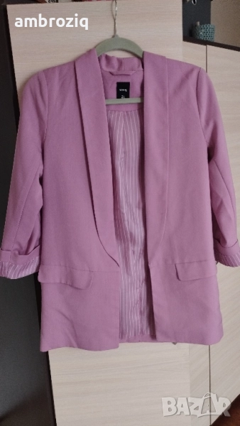 Блейзър в цвят бледо розово, снимка 1