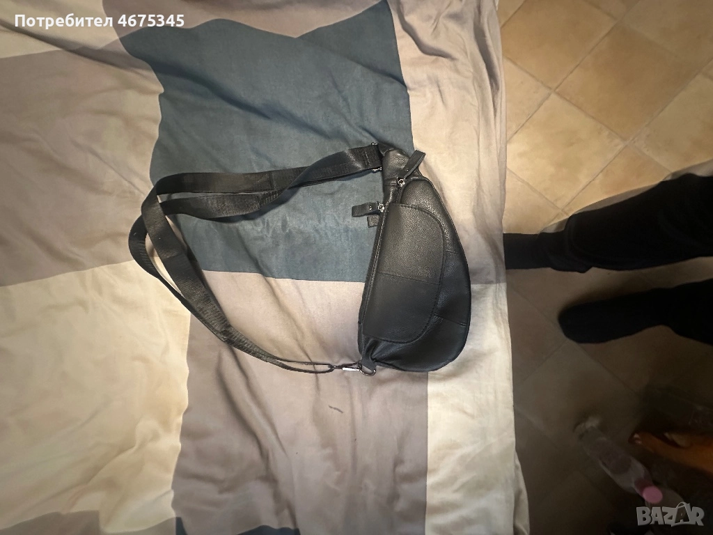 Чанта през рамо от кожа , снимка 1
