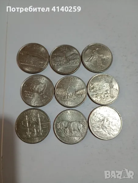 САЩ монети 1/4 долар куортър 2006 г , снимка 1