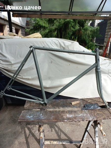 продавам ретро рамка с вилка и чашки 55размер puch, снимка 1