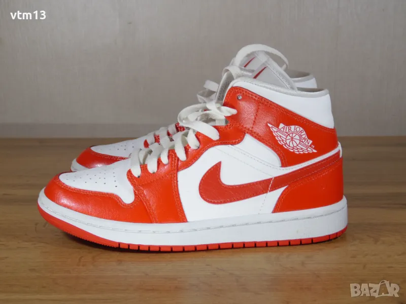 Air Jordan 1 Mid 'Habanero Red' - 37,5 номер Оригинални!, снимка 1