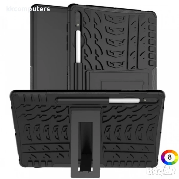 Samsung Galaxy Tab S7 Lite T730 / T735 & S7+ T970 / T976B Удароустойчив Калъф и Протектор, снимка 1