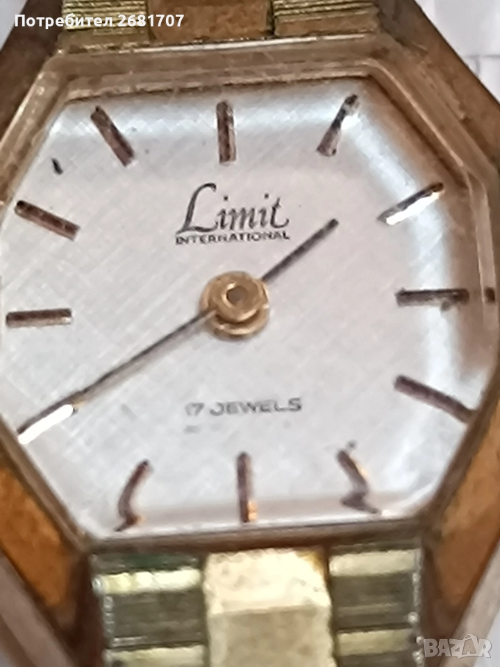 позлатен часовник Limit, снимка 1