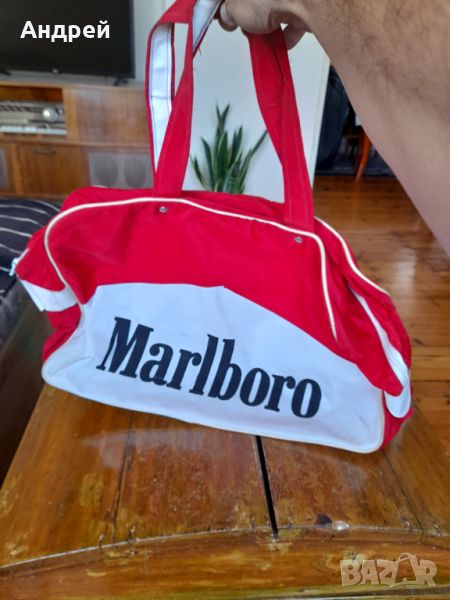 Стара чанта,сак Marlboro, снимка 1