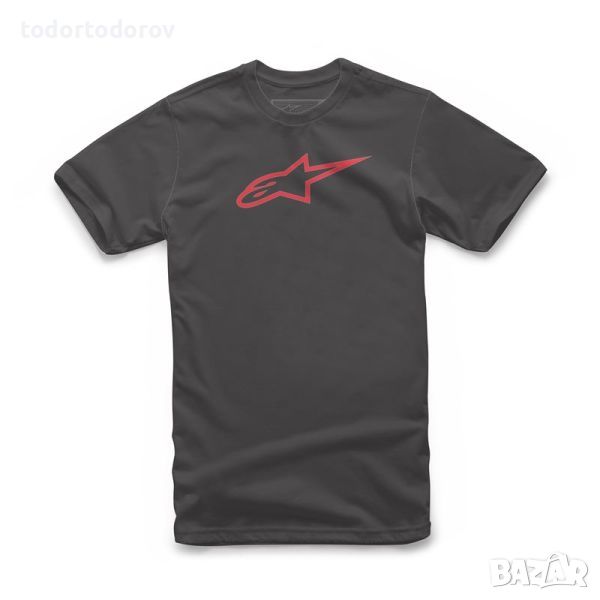 Оригинална мото тениска ALPINESTARS RACING TEE RED ,S 48-50, снимка 1