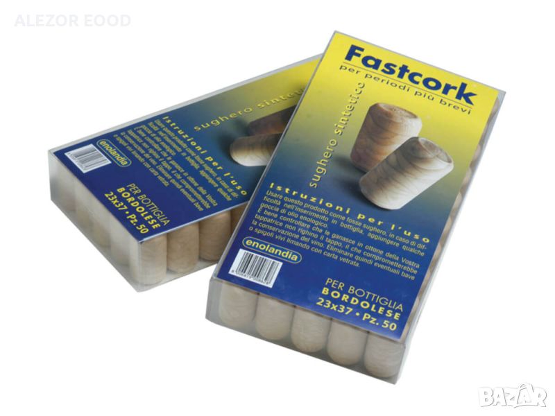 Тапи за бутилки – синтетични Fastcork 23x38mm, 50 бр., EN11001, снимка 1