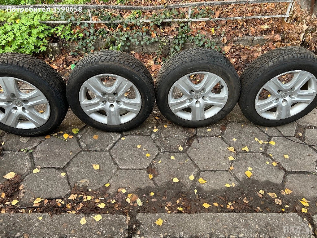 Зимни гуми с Джанти за Opel!, снимка 1