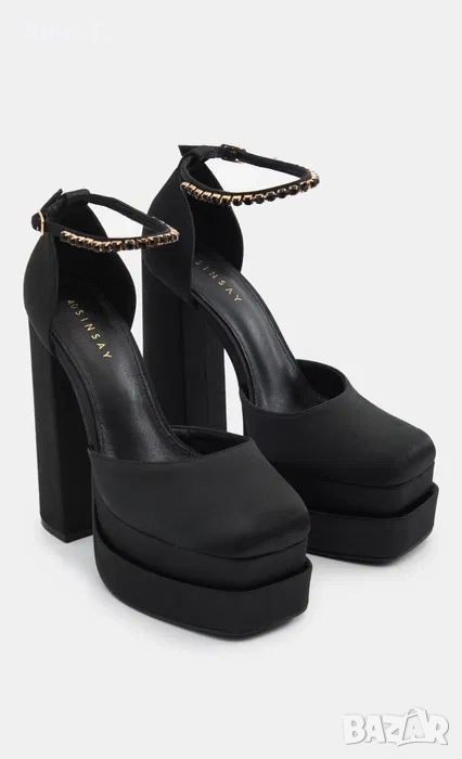 Обувки с дебел ток, снимка 1