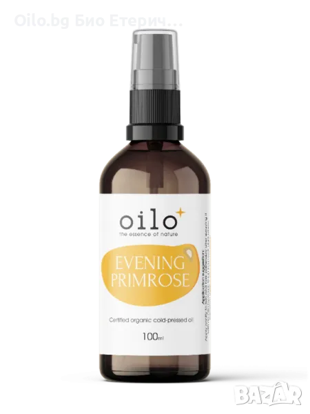 Oilo БИО Етерични масла - Вечерна иглика Oilo Bio Evening primrose Oil 100 мл, снимка 1