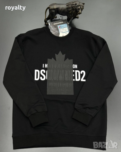 DSQUARED2 Черна Мъжка Блуза , снимка 1