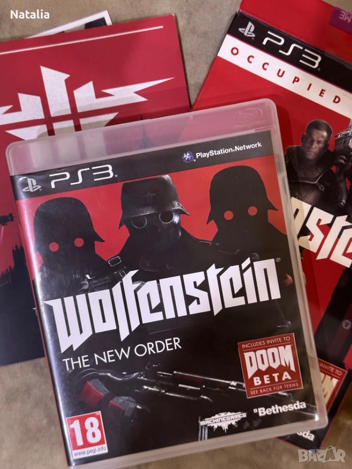 Wolfenstein за PlayStation 3 с кутия. Използвано, снимка 1