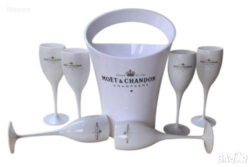 Комплект шампаниера с чаши MOET, снимка 1