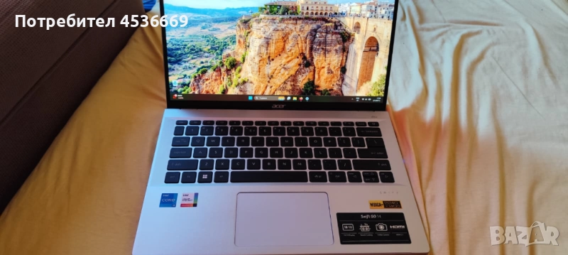 Acer Swift Go 14 Thin & Light Laptop | 14" 2.2K, снимка 1