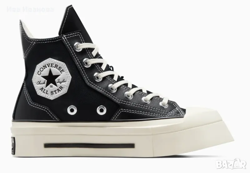 CONVERSE Спортни обувки черни 70 De Luxe Squared, снимка 1