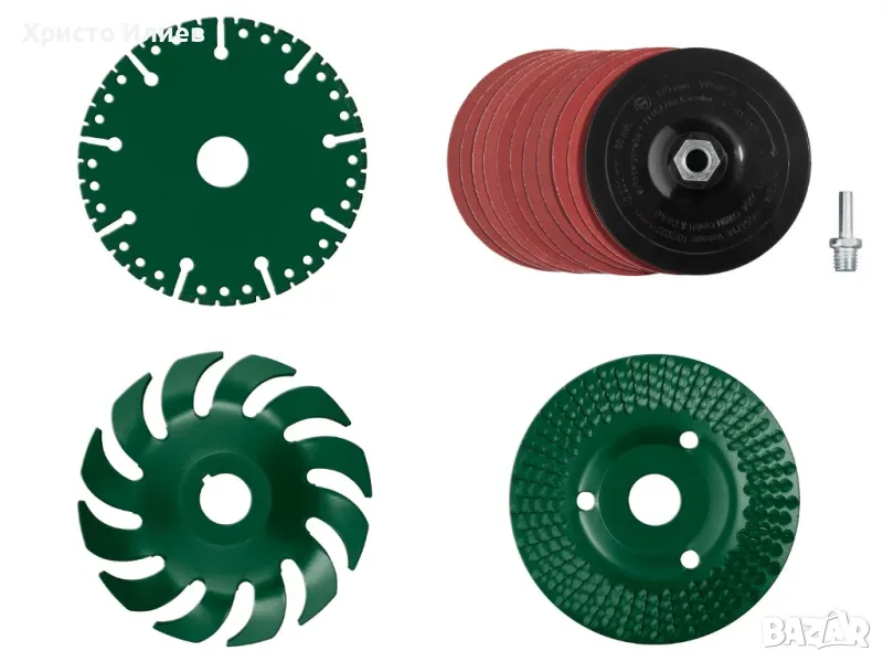 Parkside Аксесоар за ъглошлайф за дървообработване Парксайд 4 вида, снимка 1