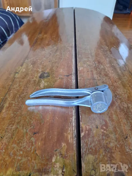 Стара алуминиева преса за чесън #23, снимка 1