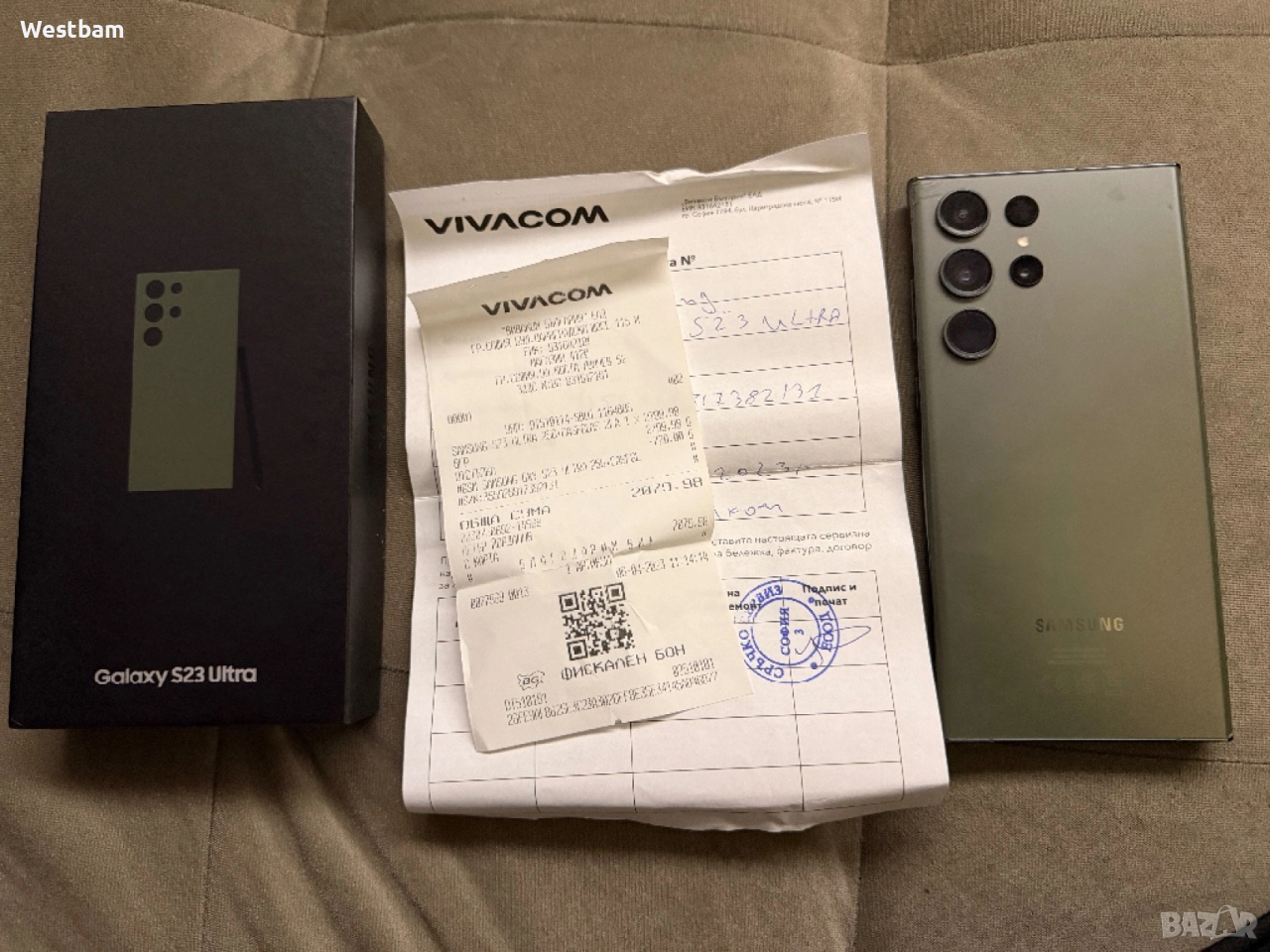 Samsung S23 Ultra 256гб , снимка 1