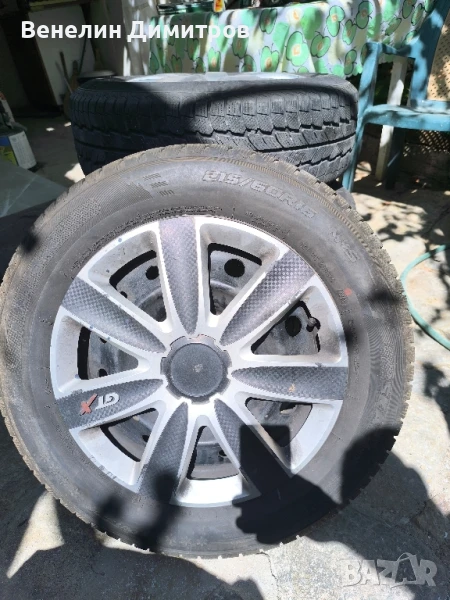 Зимни гуми с джанти 16ки и датчици за налягане за Нисан , снимка 1
