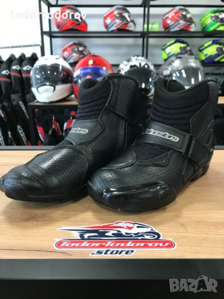 ДАмски Мото боти ALPINESTARS SMX-1R, номер 38 протектори, като нови, снимка 1