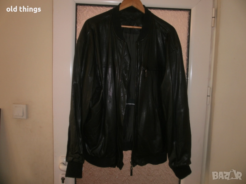 Мъжко,кожено яке,естествена кожа - късо, снимка 1